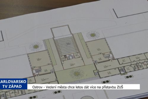 Ostrov: Vedení města chce letos dát více na přístavbu ZUŠ (TV Západ)