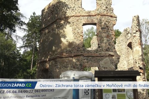 Ostrov: Záchrana torza zámečku v Mořičově míří do finále (TV Západ)