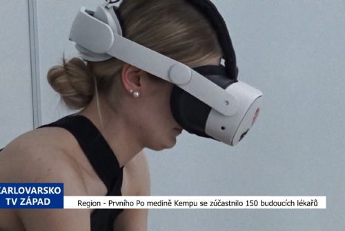 Region: Prvního Po medině Kempu se zúčastnilo 150 budoucích lékařů (TV Západ)