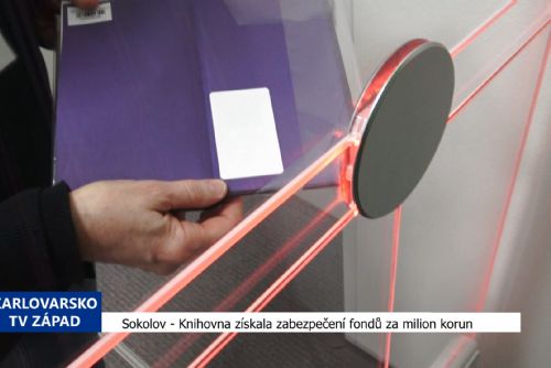 Sokolov: Knihovna získala zabezpečení fondů za milion korun (TV Západ)