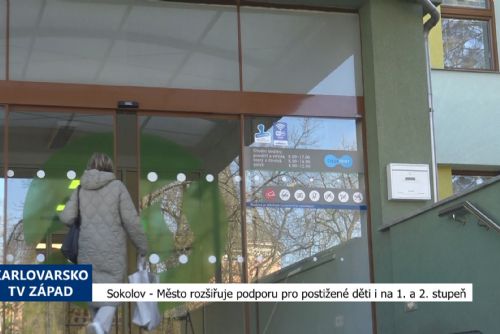 Sokolov: Město rozšiřuje podporu pro postižené děti i na 1. a 2. stupeň (TV Západ)