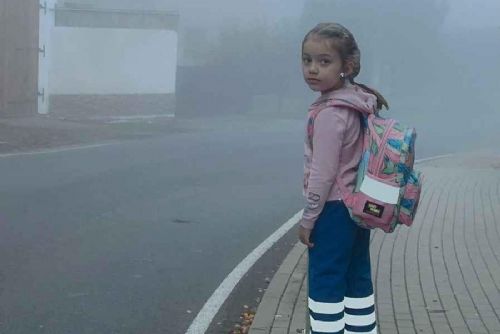 Makety školaček u silnic jako preventivní nástroj ke zpomalení dopravy