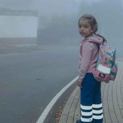 Makety školaček u silnic jako preventivní nástroj ke zpomalení dopravy