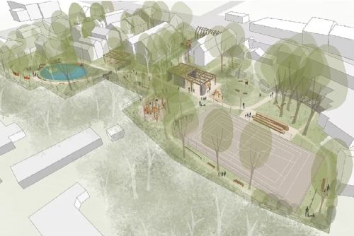Velká proměna centra Starého Plzence začíná. Smetanka dostane park, jezírko i sportoviště