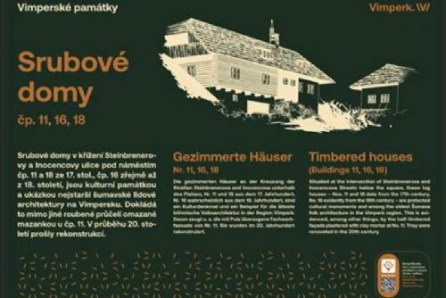 Vimperk inovuje: 22 infopanelů s QR kódy pro turistický boom