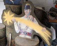 Hasiči v Dolejším Těšově u Hartmanic mají vlastní betlém